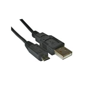 USB Cable A To Micro USB - 2m Black