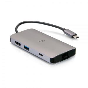 Mini Dock USB-C - HDMI / 2x USB 3.0 A / RJ-45 / SD Card Reader - 100W USB Power Delivery - 4K 30Hz