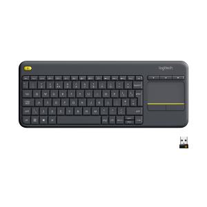 Wireless Touch Keyboard K400 Plus - Black - Qwerty Dutch