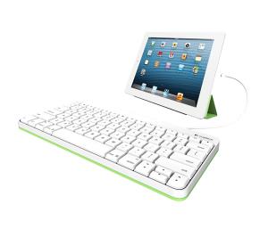 Wired Keyboard For iPad 4/mini White - Qwerty Pan Nordic