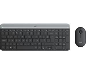 Slim Wireless Keyboard And Mouse Combo Mk470 - Graphite Qwerty Cze