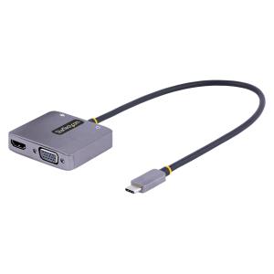USB C Video Adapter - USB C To Hdmi Vga Multiport Adapter 3.5mm