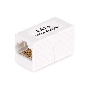 Coupler Rj45 Inline CAT6 Coupler, Female To Female (f/f) T568b Connector, Unshielded Ethernet Cable Extension -  5-pack