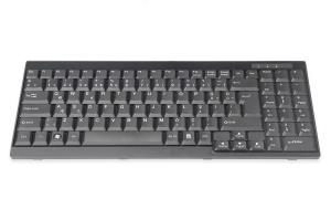 Keyboard for TFT Console Turkish black wired turkish layout
