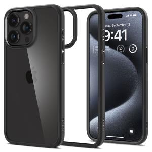 iPhone 15 Pro Case 6.1in Ultra Hybrid Matte Black