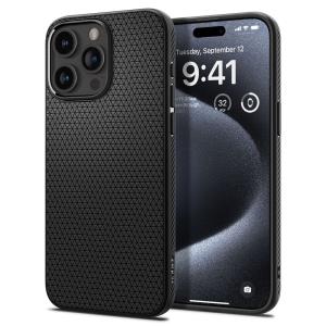 iPhone 15 Pro 6.1in Case Liquid Air Matte Black