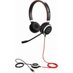 Jabra Evolve 40 UC Headphones - With Microphone - Black