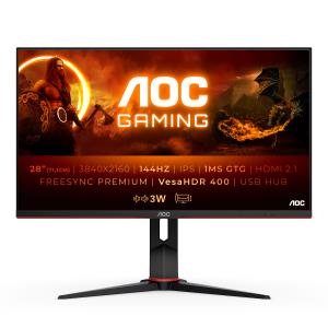 Gaming Monitor - U28G2XU2/BK - 28in - 3840x2160 (4K UHD) - IPS 1ms 144Hz