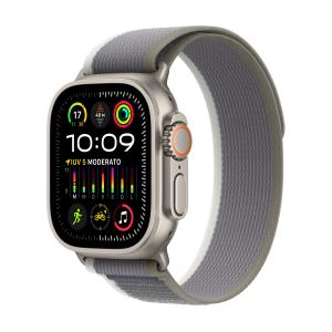 Watch Ultra 2 Gps + Cellular 49mm Titanium Case With Green/grey Trail Loop S/m
