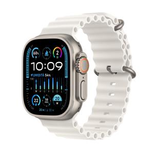 Watch Ultra 2 Gps + Cellular 49mm Titanium Case With White Ocean Band