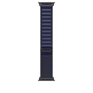 49mm Navy Alpine Loop - Large - Black Titanium Finish