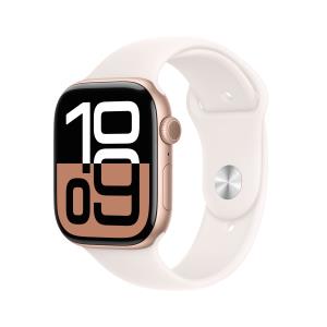 Watch Series 10 Gps 46mm Rose Gold Aluminium Case With Light Blush Sport Band - S/m