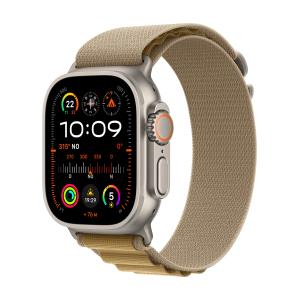 Watch Ultra 2 Gps + Cellular 49mm Natural Titanium Case With Tan Alpine Loop - Medium