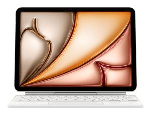 Magic Keyboard For iPad Air 11-inch (m3) - White -  Qwerty Int'l (mdfv4n/a)