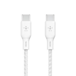 100w USB-c To USB-c Braided Cable 3m White
