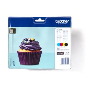 Ink Cartridge - Lc123 - Multipack - 600 Pages - Black / Cyan / Magenta / Yellow
