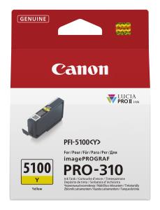 Ink Tank - Pfi-5100y - Standard Capacity - 14.4ml - Yellow