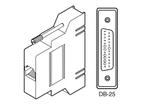 Modem Connector - Male Db-25 To Rj45