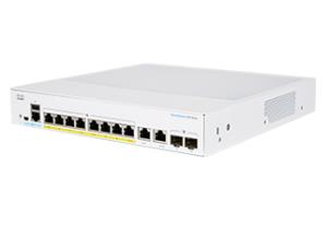 Cisco Business 350 Series - Managed Switch - 8p Ge Fpoe Ext Ps 2x1g Co