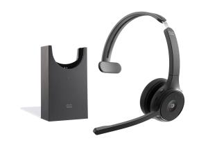 Headset 721 - Wireless Single+stand Carbon Black USBa B