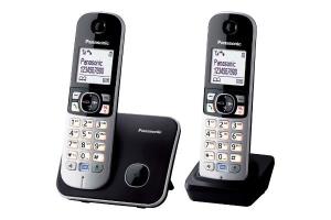 Cordless Dect Phone KX-TG6812BLB/ Duo Black