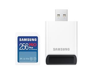 Sd Pro Plus - 256GB - Flash Card - Reader Full  - U3, V30 , 180mb/s - White