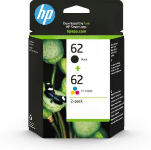 Ink Cartridge - No 62 - CMYK Combo - 2-Pack - Blister