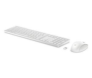 Wireless Keyboard and Mouse 655 Combo - White - Qwerty Int'l