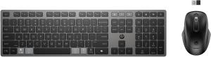 Multi-Device Rechargeable Wireless Keyboard and Mouse Combo 725 - Azerty Belgian