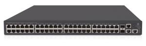 Switch 1950-48G-2SFP+-2XGT-PoE+(370W), 48 RJ-45 auto-negotiating 10/100/1000 PoE+ ports