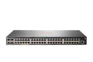 Aruba 2930F 48G PoE+ 4SFP Switch, (48) RJ-45 autosensing 10/100/1000 PoE+ ports, (4) SFP ports