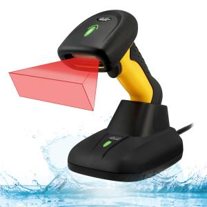 Nuscan 5200tr 2.4GHz Rf Wireless Antimicrobial Waterproof Industry Wireless 2d Barcode Scanner