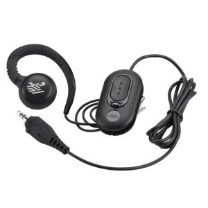Headset  - Over The Ear - 3.5mm Wired - With Mic And Ptt Button With Clip Rotating Earpiece For Right  / Left Ear