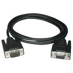 Db9 M/f Extension Cable 3m Black