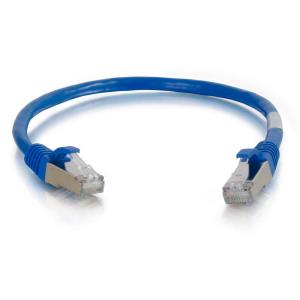 Patch cable - CAT6a - Stp - Snagless - 10m - Blue