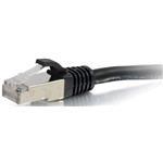 Patch cable - CAT6a - Stp - Snagless - 30cm - Black