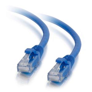 Patch cable Low Smoke Zero Halogen - Cat 5e - UTP - Booted - 3m - Blue