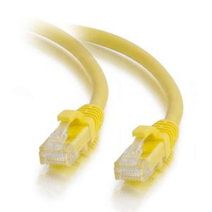 Patch cable Low Smoke Zero Halogen - Cat 5e - UTP - Booted - 3m - Yellow