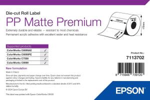 Pp Matte Label Premium Die-cut Roll 105mm X 152mm 800 Labels