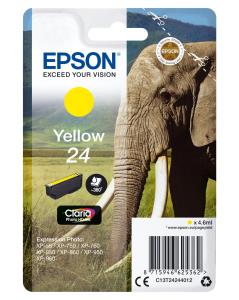 Ink Cartridge - 24 Elephant - 4.6ml - Yellow 24 Rf/am Tags