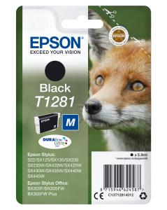 Ink Cartridge - T1281 Durabrite - 5.9ml - Black