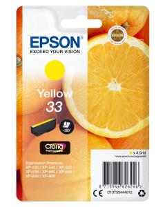 Ink Cartridge - 33 Oranges - 4.5ml - Yellow