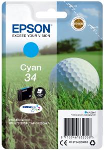 Ink Cartridge - 34 Golf Ball - 4.2ml - Cyan