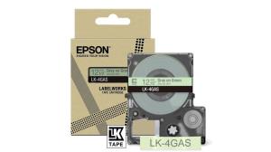 Tape Cartridge - Lk-4gas - 12mm - Soft Green/gray