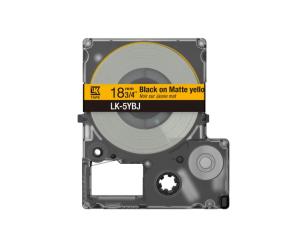Tape Cartridge - Lk-5ybj - 18mm - Yellow / Black