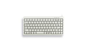 G84-4100 Compact Keys 86 Keyboard - Corded USB + Ps/2 - Light Grey - Qwertzu German