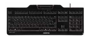 KC 1000 SC Security With Integrated Smart Card Terminal - Keyboard - Corded USB - Black - Azerty Belgian