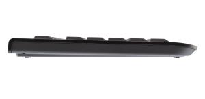 KC 1000 Flat - Keyboard - Corded USB - Black - Qwertzu German
