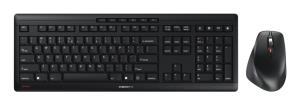 CHERRY STREAM DESKTOP COMFORT - Keyboard And Mouse - Wireless - Black - Qwerty US/Int'l