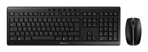 CHERRY STREAM DESKTOP - Keyboard and Mouse - USB - Black - Qwertzu German